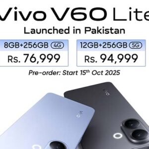 Vivo V60 Lite 5G and 4G Edition Land in Pakistan; Both Phones are Now on Pre-Orders