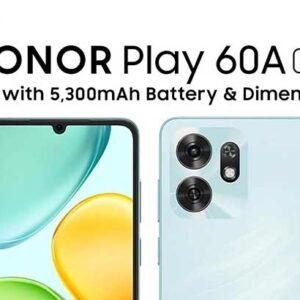 Honor Play 60A 5G is Now Official with 5300mAh Battery and Dimensity 6300 SoC