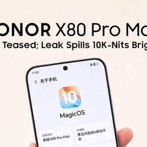 Honor X80 Pro Max Official Teaser Confirms Launch, Leak Hints at 10,000 Nits Screen