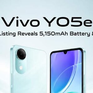 Vivo Y05e Retailer Listing Appears Ahead of Launch with 5150mAh Battery, IP64 Rating