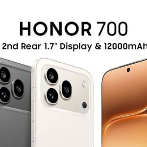 Honor 700 to Get a Second 1.7” Rear Display; Another Phone Tests 12,000mAh Battery